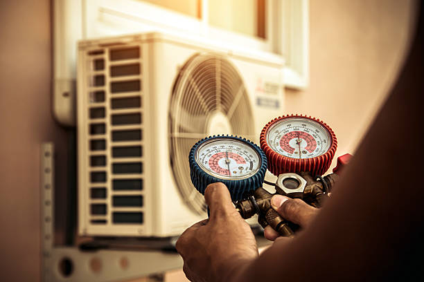 Professional Hvac Maintenance technician working in Mullica Hill, NJ